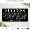 Motivational Sign, Personalized Quote sign, Sign For Entrepreneur, Motivational decor, Custom Metal Sign, Quote Sign, Enter Your Quote, Sign