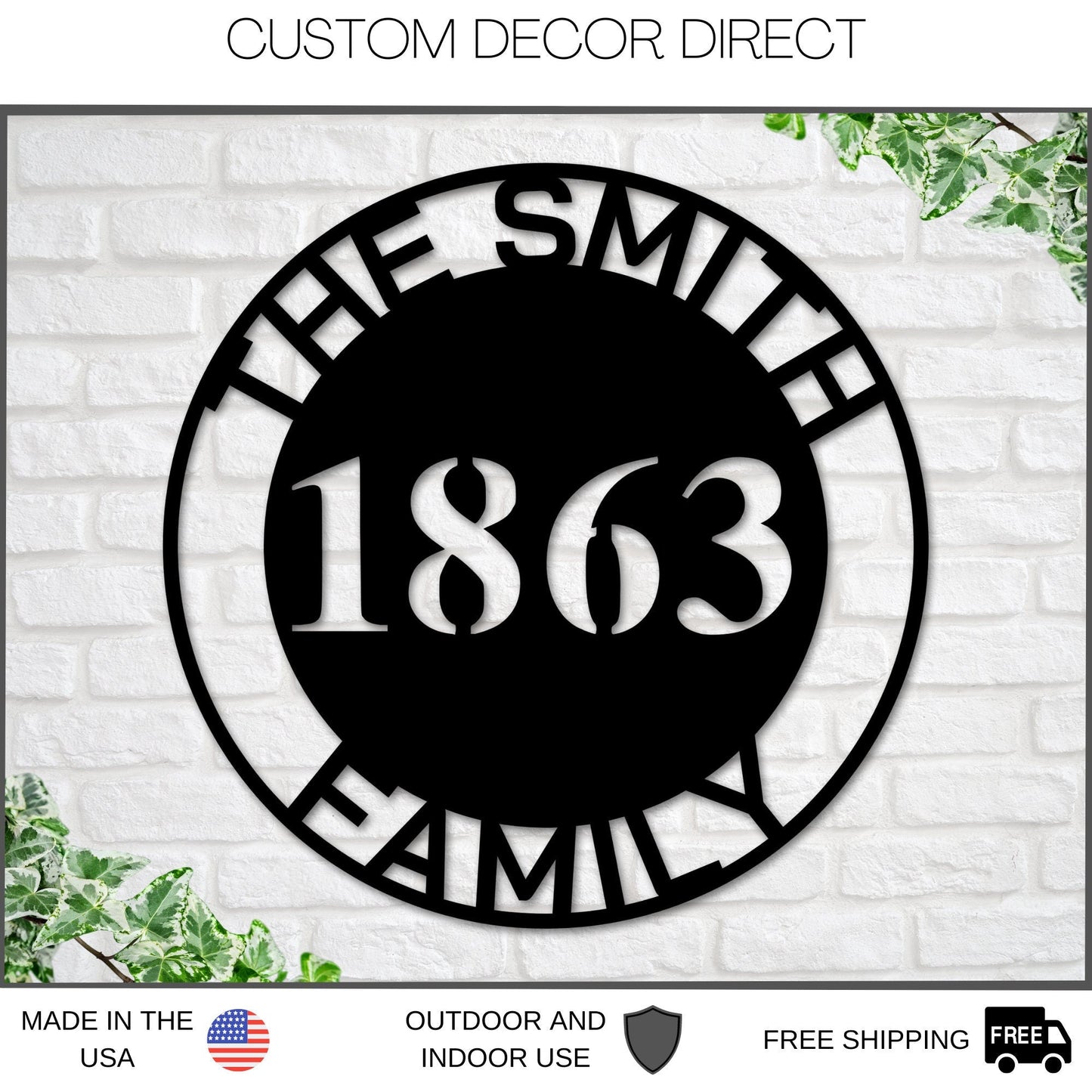 Address Sign, Address Family Name Sign, Last Name Sign, Front Door Sign, Outdoor House Sign, Custom Address Sign, Home Address Sign, Realtor