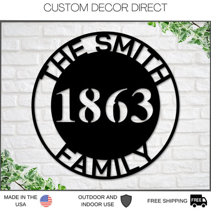 Address Sign, Address Family Name Sign, Last Name Sign, Front Door Sign, Outdoor House Sign, Custom Address Sign, Home Address Sign, Realtor