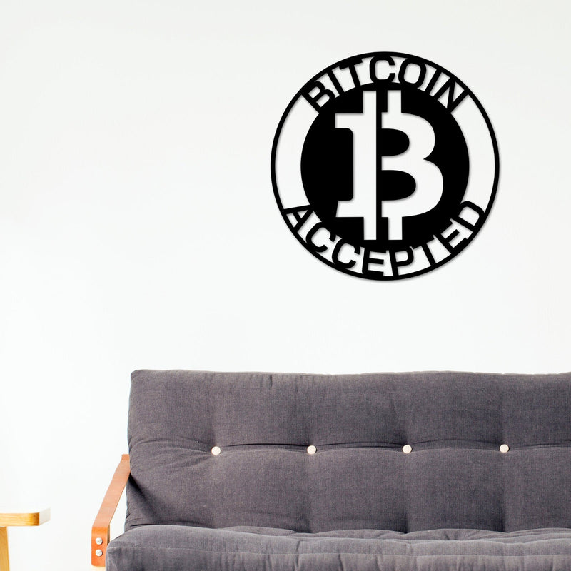 Bitcoin to the moon, Bitcoin Sign, Metal Bitcoin Sign, Personalized Bitcoin, Custom Cryptocurrency Sign, Bitcoin Gift, Bitcoin Wall Art