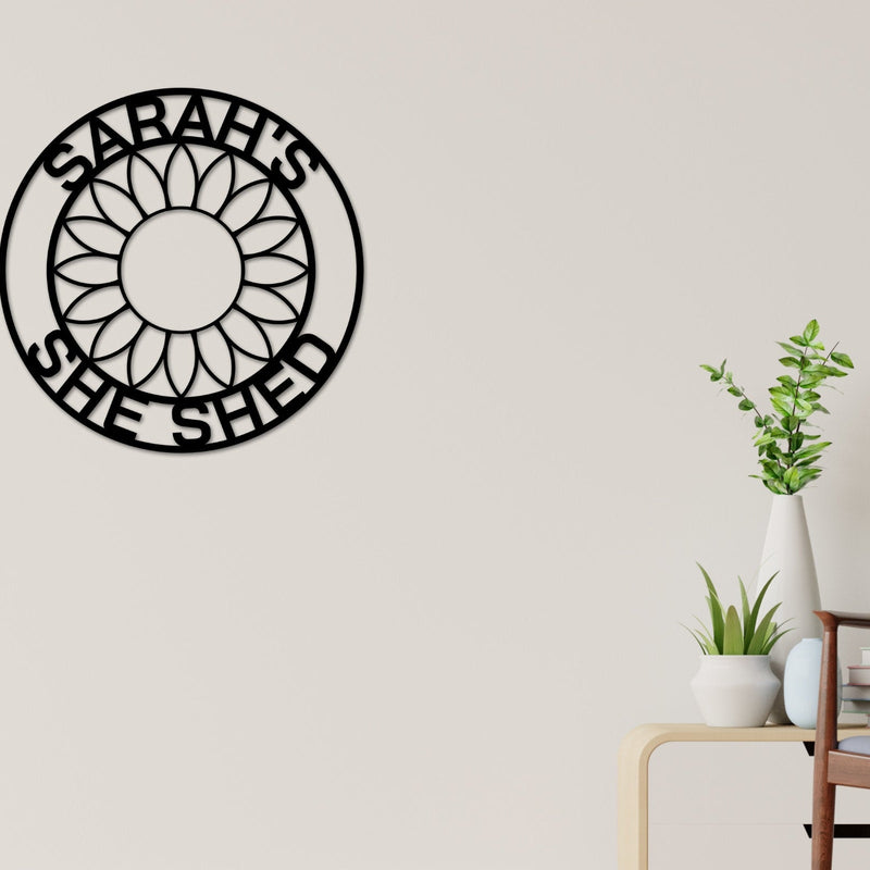 She Shed Sign, Personalized She Shed Sign, She Shed Decor, Women Cave Sign, Metal She Shed Sign, Custom She Shed Sign, She Shack, Mom Cave