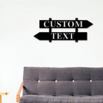 Metal Street Sign, Custom Street Sign, Custom Direction Sign, Metal Road Sign, Street Name Sign, Man Cave Sign, Vintage Street, Personalized