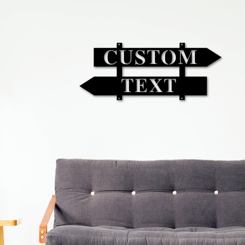 Metal Street Sign, Custom Street Sign, Custom Direction Sign, Metal Road Sign, Street Name Sign, Man Cave Sign, Vintage Street, Personalized