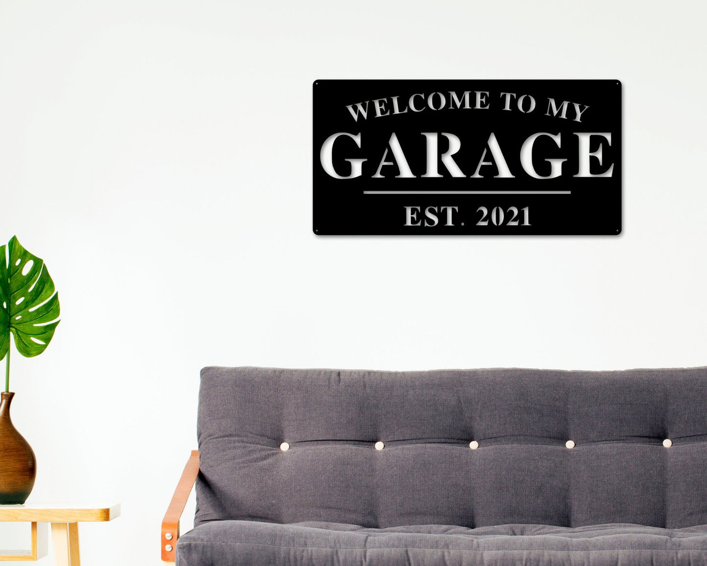 Garage Sign, Garage Decor, Personalized Garage Sign, Gift For Dad, Fathers day Sign, Welcome to my Garage, Man cave Metal sign, Dad Gift