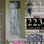 Address Sign, Metal Address Plaque, Metal house numbers, Custom Address Sign, Home Address Sign, Address Number, Bestseller
