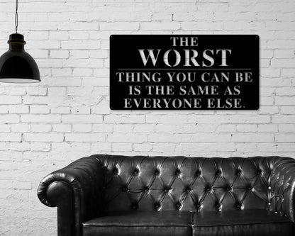Motivational Sign, Personalized Quote sign, Sign For Entrepreneur, Motivational decor, Custom Metal Sign, Quote Sign, Enter Your Quote, Sign
