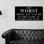 Motivational Sign, Personalized Quote sign, Sign For Entrepreneur, Motivational decor, Custom Metal Sign, Quote Sign, Enter Your Quote, Sign