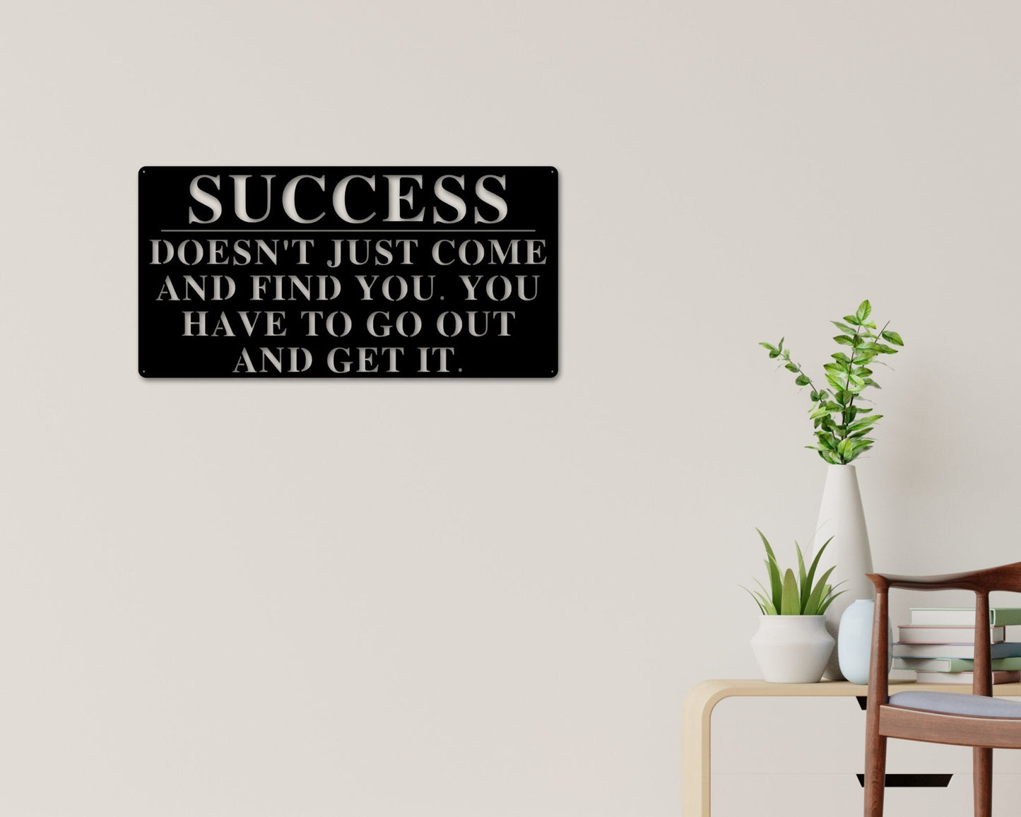 Motivational Sign, Personalized Quote sign, Sign For Entrepreneur, Motivational decor, Custom Metal Sign, Quote Sign, Enter Your Quote, Sign