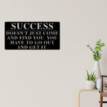 Motivational Sign, Personalized Quote sign, Sign For Entrepreneur, Motivational decor, Custom Metal Sign, Quote Sign, Enter Your Quote, Sign