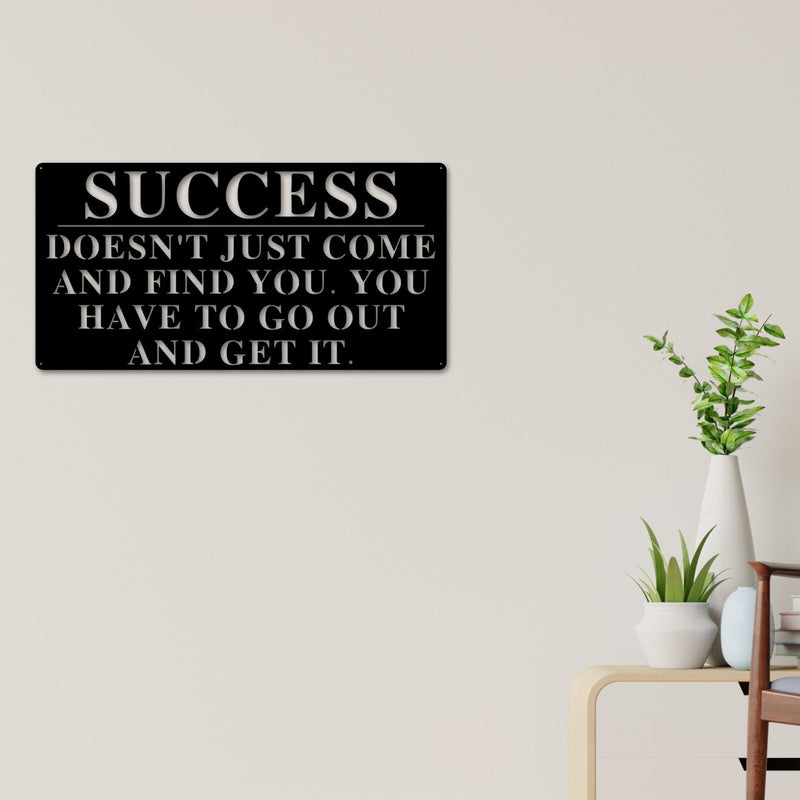 Motivational Sign, Personalized Quote sign, Sign For Entrepreneur, Motivational decor, Custom Metal Sign, Quote Sign, Enter Your Quote, Sign