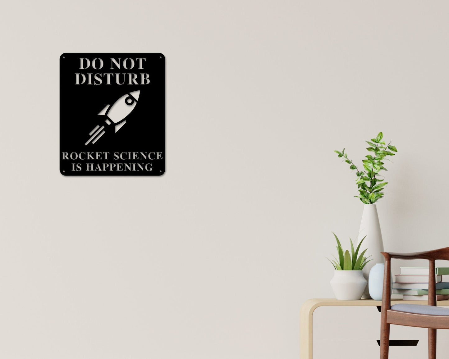 Rocket Science Sign, Rocket Science is Happening Sign, Gift for Rocket Scientist, Rocket Builder Metal Sign, Rocket Wall Art, Rocket Ship