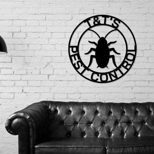Pest Control Sign, Exterminator Sign, Metal sign, Pest Control Business Sign, Exterminator Business Sign, Company Sign, Rodent Insect Pest