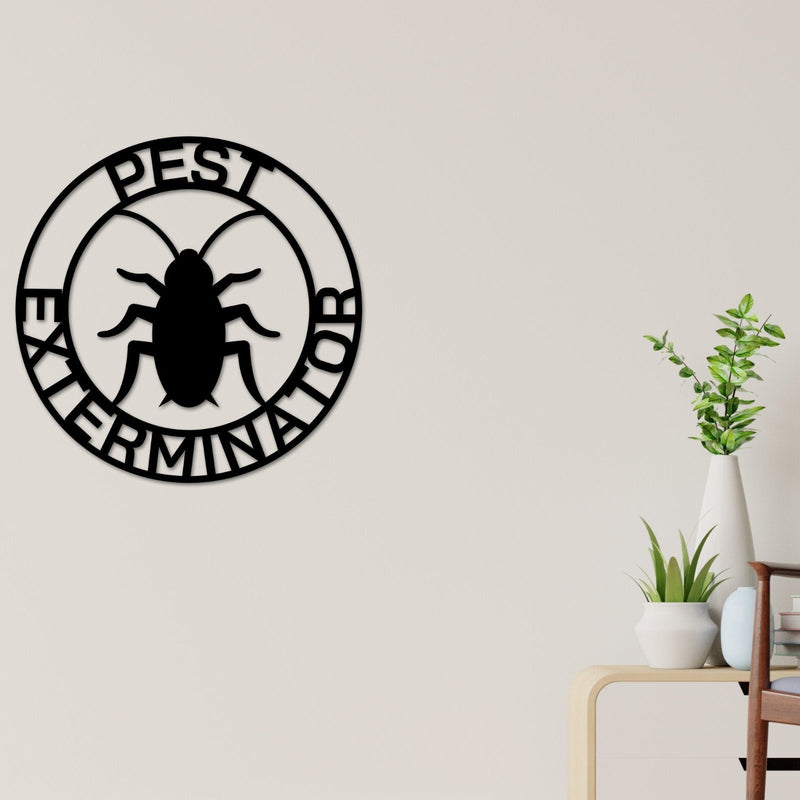 Pest Control Sign, Exterminator Sign, Metal sign, Pest Control Business Sign, Exterminator Business Sign, Company Sign, Rodent Insect Pest