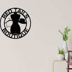 Boutique Sign, Boutique Business Sign, Fashion Store Sign, Clothing Store Sign, Sign for Business, Metal sign, Custom Boutique Sign, Sign