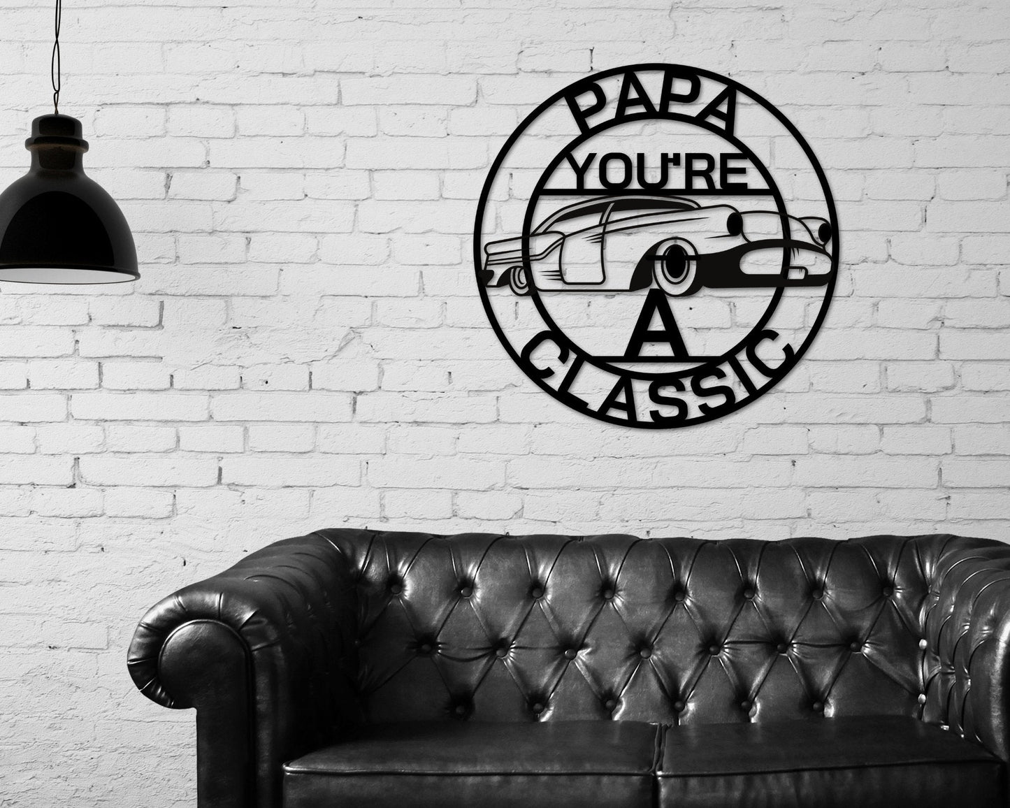 Papa Sign, Papa You're A Classic, Gift for Papa , Metal sign, Gift for Dad, Classic