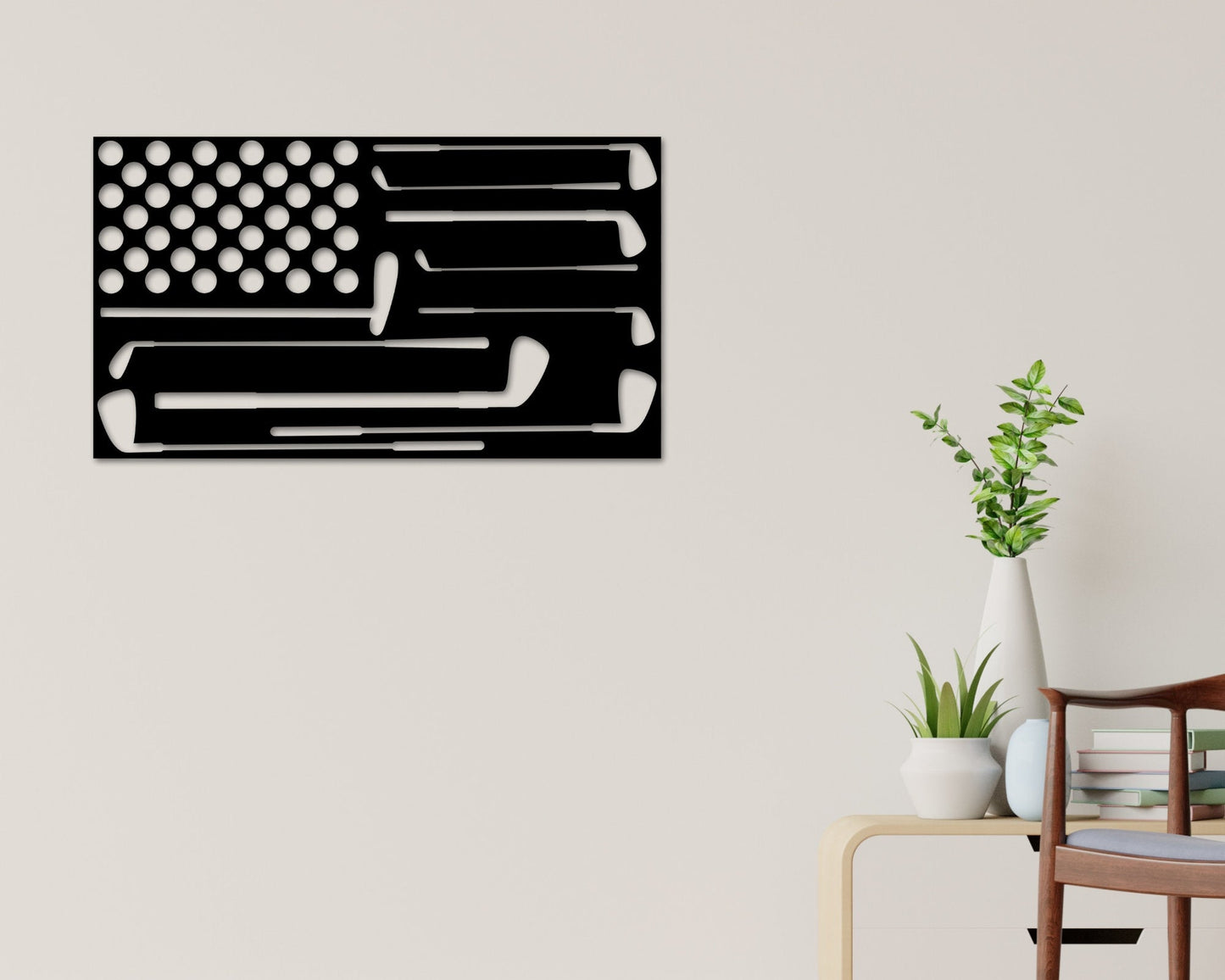 American flag golf sign, Golf USA Sign, Golf Metal Sign, Gift for Dad, Gift For Golfer, Gold Gift Sign, Fathers day Gift, Gift For Dad