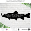 Fathers Day, Fish Sign, Fishing Sign, Fathers Day Gift, Gift for Husband, personalized sign, personalized fishing sign, Sign for fisherman