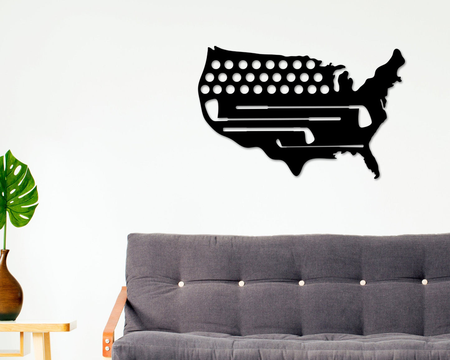Golf USA Sign, Golf Metal Sign, America Golf Decor Sign, Gift for Dad, Gift For Golfer, Gold Gift Sign, Fathers day Gift, Gift For Dad, Golf