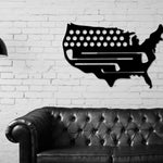 Golf USA Sign, Golf Metal Sign, America Golf Decor Sign, Gift for Dad, Gift For Golfer, Gold Gift Sign, Fathers day Gift, Gift For Dad, Golf