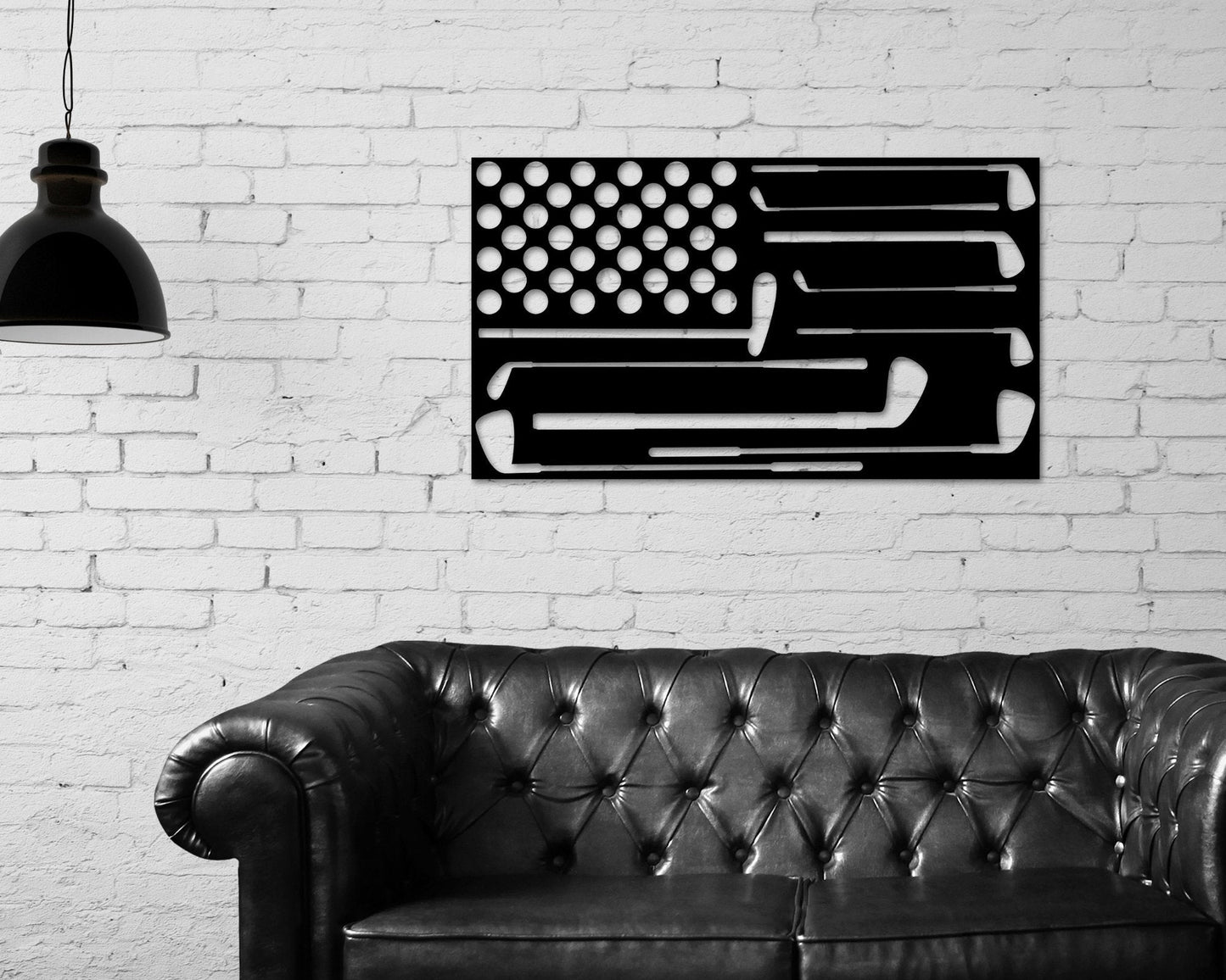 American flag golf sign, Golf USA Sign, Golf Metal Sign, Gift for Dad, Gift For Golfer, Gold Gift Sign, Fathers day Gift, Gift For Dad