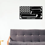 American flag golf sign, Golf USA Sign, Golf Metal Sign, Gift for Dad, Gift For Golfer, Gold Gift Sign, Fathers day Gift, Gift For Dad