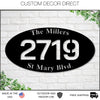Metal Address Sign, Address Sign for House, House Address Sign, Address Number Sign, Outdoor Address Sign, Hanging Address Sign, For Yard