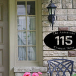 Metal Address Sign, Address Sign for House, House Address Sign, Address Number Sign, Outdoor Address Sign, Hanging Address Sign, For Yard