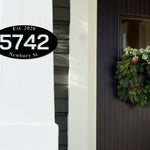 Metal Address Sign, Address Sign for House, House Address Sign, Address Number Sign, Outdoor Address Sign, Hanging Address Sign, For Yard