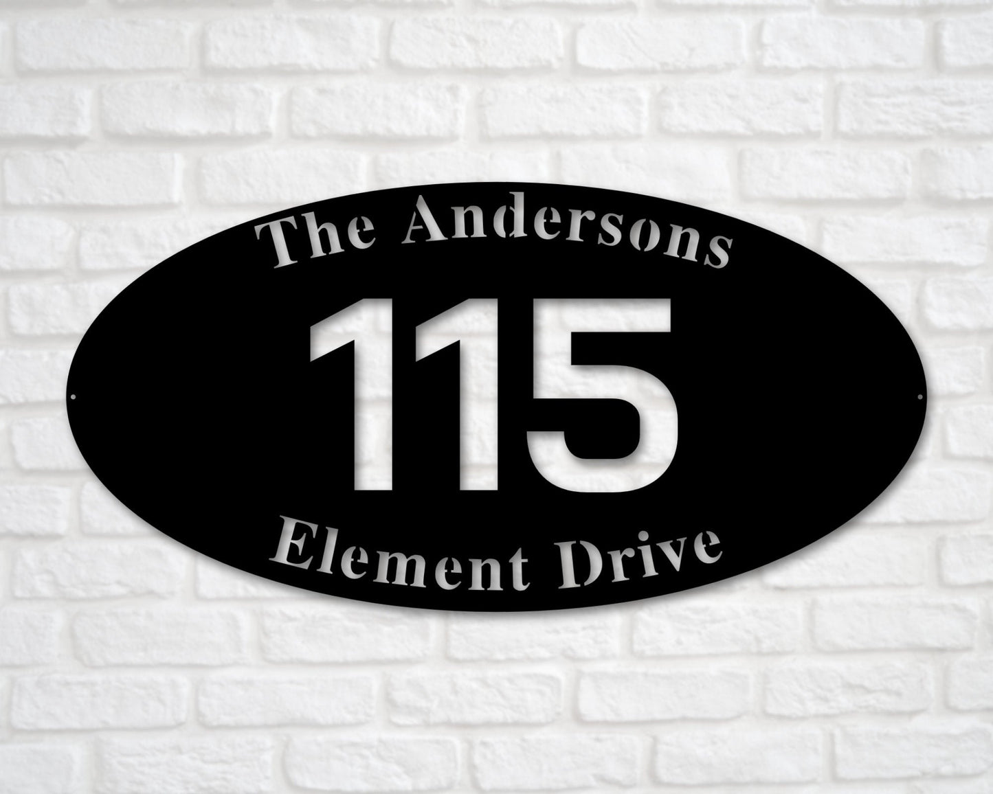 Metal Address Sign, Address Sign for House, House Address Sign, Address Number Sign, Outdoor Address Sign, Hanging Address Sign, For Yard