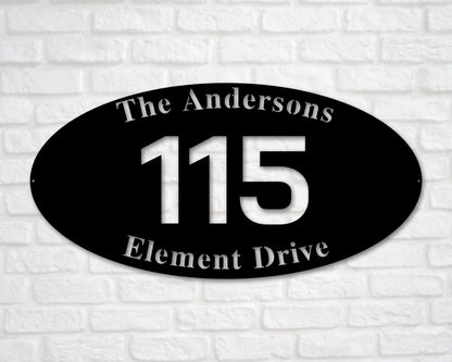 Metal Address Sign, Address Sign for House, House Address Sign, Address Number Sign, Outdoor Address Sign, Hanging Address Sign, For Yard