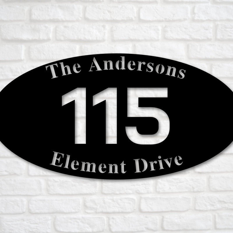 Metal Address Sign, Address Sign for House, House Address Sign, Address Number Sign, Outdoor Address Sign, Hanging Address Sign, For Yard