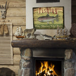 Custom Fishing Resort Sign - for your Lodge or Cabin