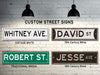 Custom Street and Road Signs