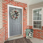 Flakes Welcome - Vintage Snowman Christmas Sign