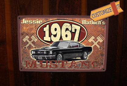 Hot Rod Repair Sign. Free Personalization! YOUR Car Included on the Sign.