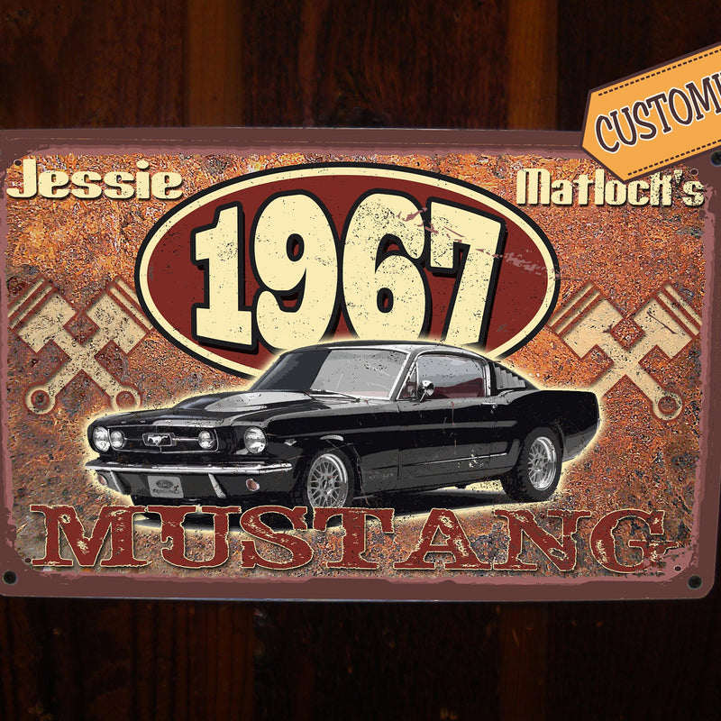 Hot Rod Repair Sign. Free Personalization! YOUR Car Included on the Sign.