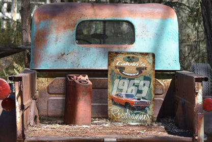 Custom Garage Sign - Featuring YOUR CAR! Vintage Tin Sign!