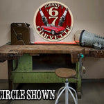 Vintage Metal Sign - with YOUR CAR! Free Personalization.