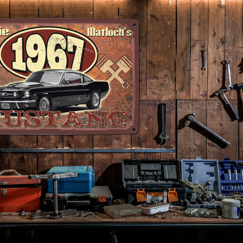 Hot Rod Repair Sign. Free Personalization! YOUR Car Included on the Sign.
