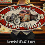 Custom Rat Rod Sign - on Vintage Metal!!!