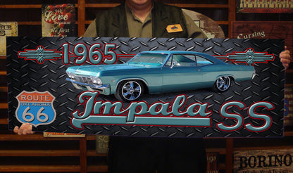 LARGE Custom Garage Sign on Metal - with picture of YOUR Car!!!