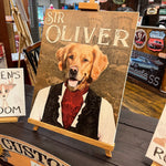 Custom Pet Portrait - Victorian Masterpiece on Canvas