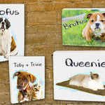 Water Color Pet Portrait on Canvas - Free Personalization