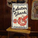 Lobster Shack Custom, Metal Beach Sign - FREE Personalization
