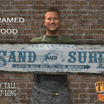 Custom Beach House Sign on Metal or Wood - FREE Personalization