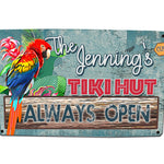 Custom, Tiki Hut Sign - FREE Personalization