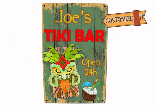 Custom Tiki Bar Sign