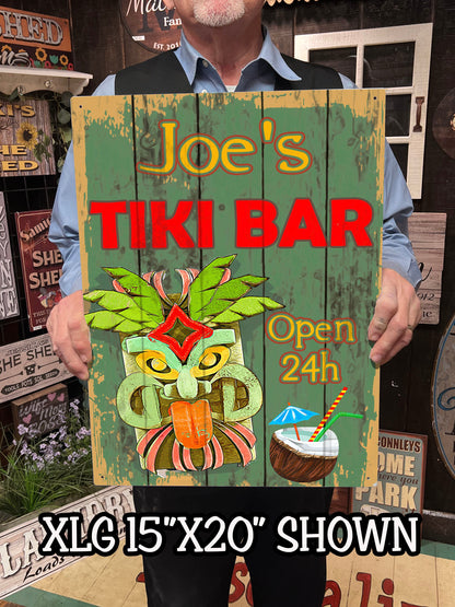 Custom Tiki Bar Sign