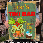 Custom Tiki Bar Sign