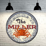 Custom, Beach House Sign - FREE Personalization